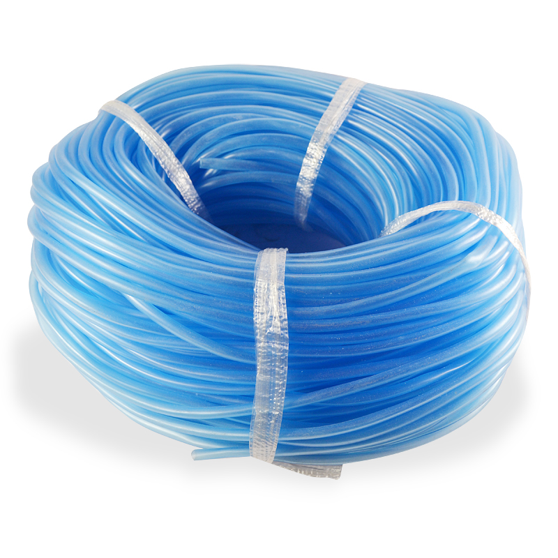 Шланг ПВХ в бухте 1 м не перегибающийся D4 голубой