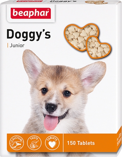Беафар Doggys Junior витамины д/щен.150т