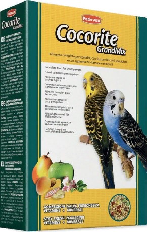 PADOVAN Grandmix Сocorite Корм д/волнистых попугаев 400г