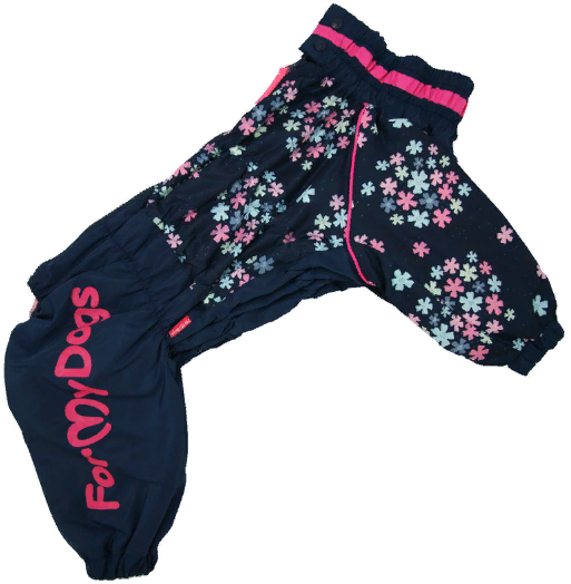 Дождевик Васильки синий для девочек