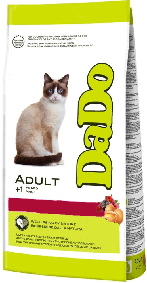 Dado cat корм для взрослых кошек с ветчиной