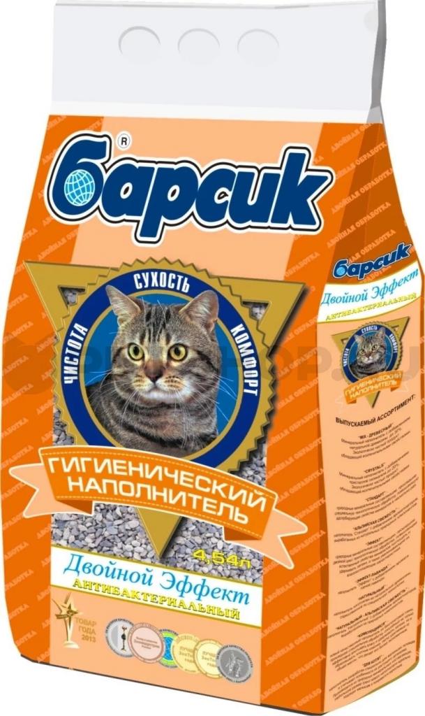 Наполнитель Барсик Эффект впитывающий 4,54л