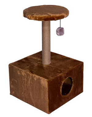 Домик-когтеточка квадратный джутовый 81х43,5х43,5см