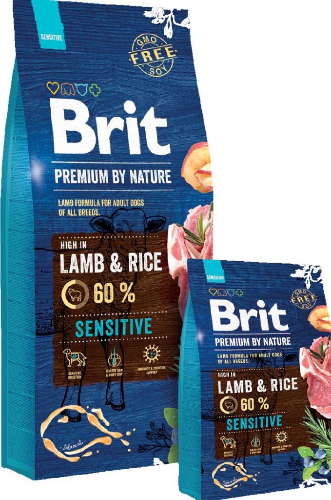 Brit Premium by Nature Sensitive Lamb для собак с чувствительным пищеварением
