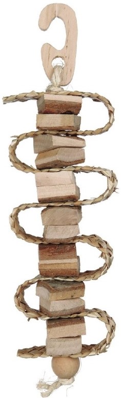 Игрушка д/птиц 21см дерево