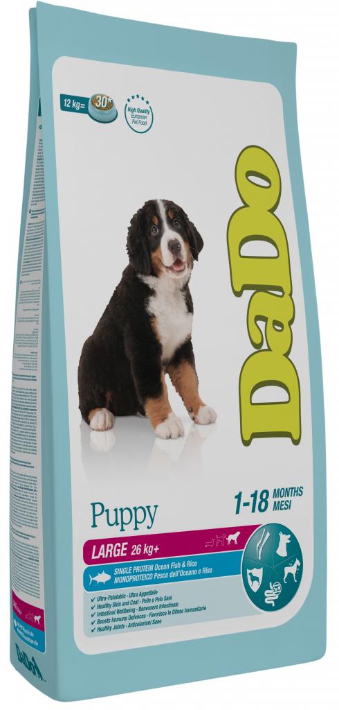 Dado dog корм гипоаллергенный для крупных щенков океаническая рыба/рис