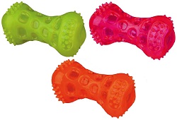 Игрушка Косточка, 11 см, силикон, цвет в ассорт