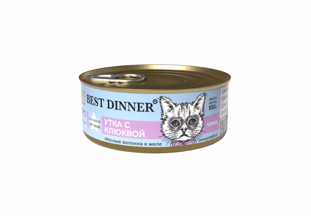 Best Dinner Vet Profi Urinary д/к Утка с клюквой конс.100г