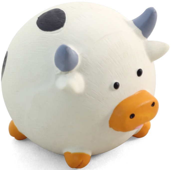 Игрушка для собак из латекса "Мяч-коровка", d80мм