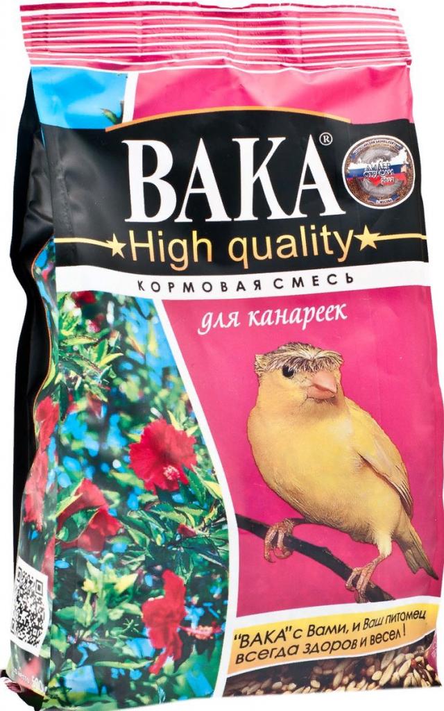Вака High Quality Корм для канареек 500г