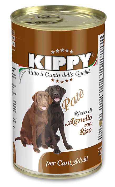 KIPPY конс. для собак из ягненка с рисом 1250г