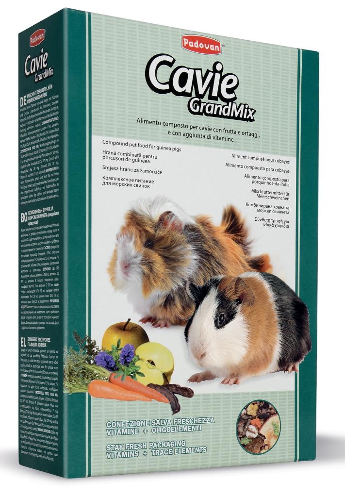 PADOVAN Grandmix Cavie Основной корм д/морских свинок 850г
