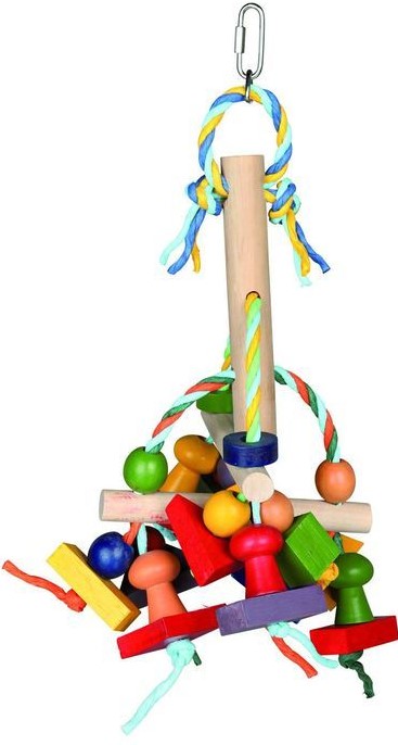 Игрушка д/птиц 31см дерево