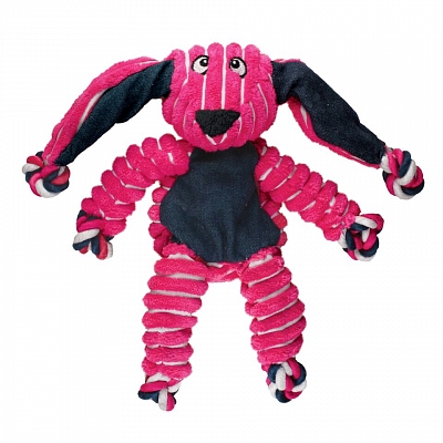 KONG игрушка для собак Floppy Knots Кролик малый 23х14 см
