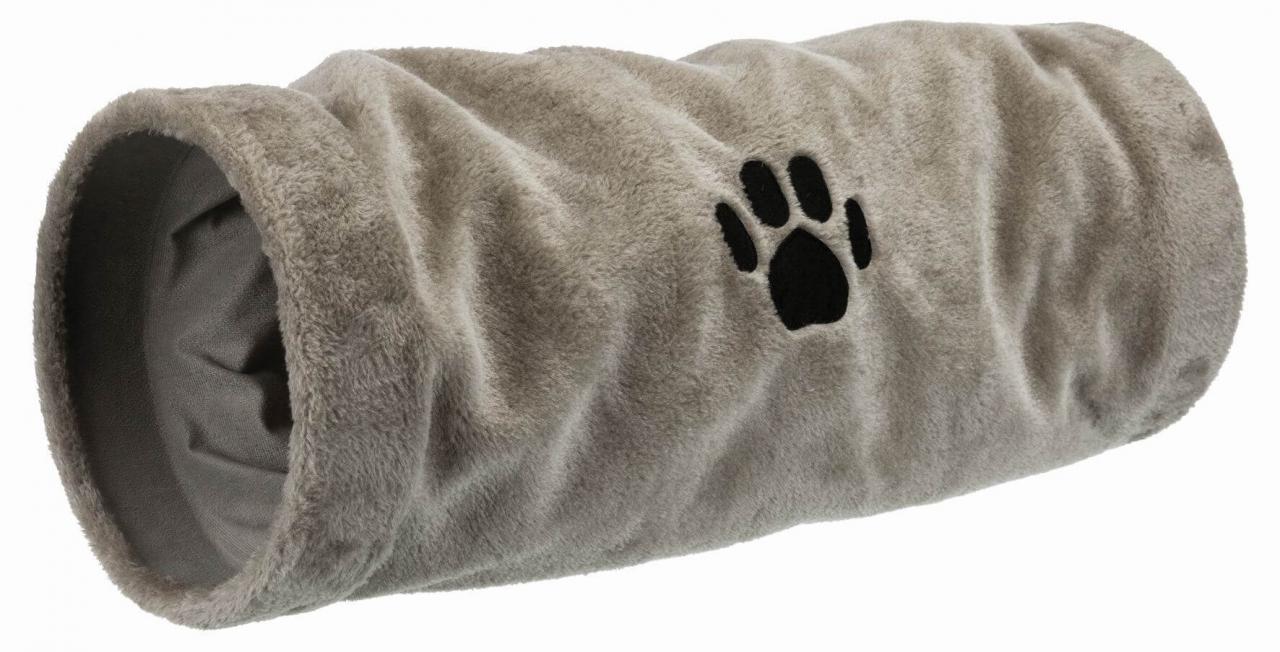 Тоннель игровой, плюш, ø 22 × 60 cм, серый