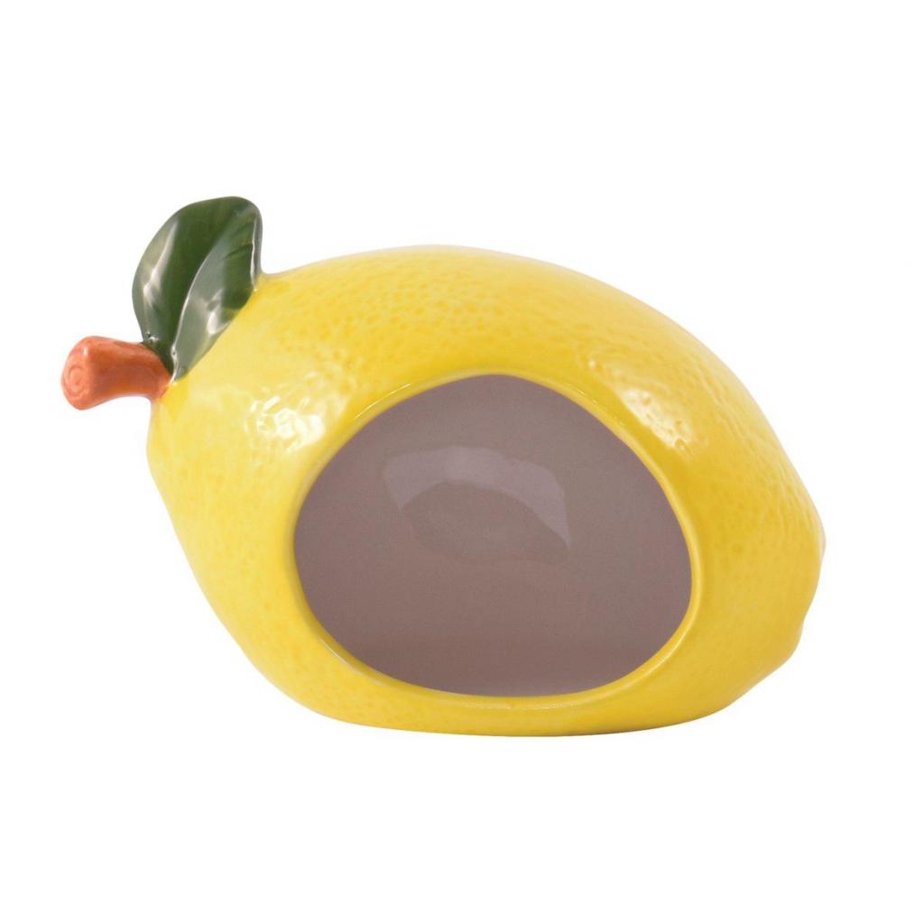 КерамикАрт домик для грызунов Лимончик 13*8*9см