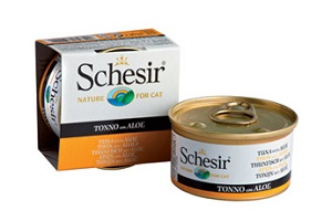 Schesir консервы для кошек Тунец/алоэ 85г