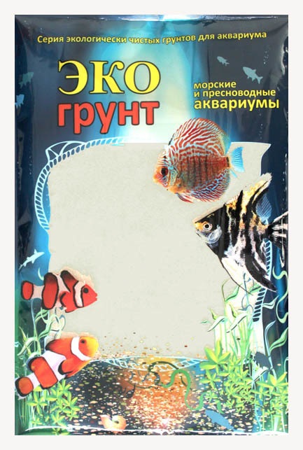 Кварцевый ПЕСОК белый 0,3-0,9мм 1кг
