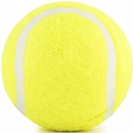 Beeztees 625593 Игрушка для собак "Мячик теннисный", цвет красный/желтый 6,5см 1шт