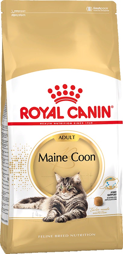 РК корм для кошек породы Мэйн Кун