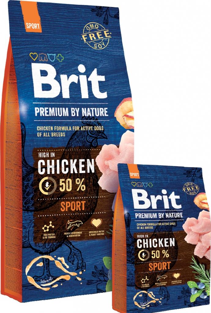 Brit Premium by Nature Sport для взрослых собак с высокими затратами энергии