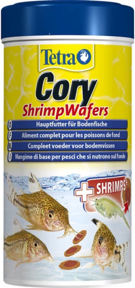 Tetra Cory Shrimp Wafers корм для плекостомусов и коридорасов 100мл