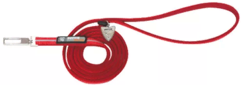 Поводок DEZZIE для собак, размер S 152х1,0см, красный		