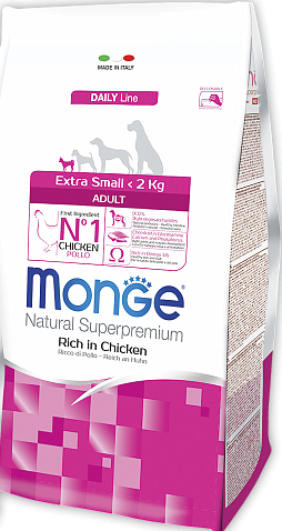 Monge Dog Extra Small корм для собак мини пород с курицей
