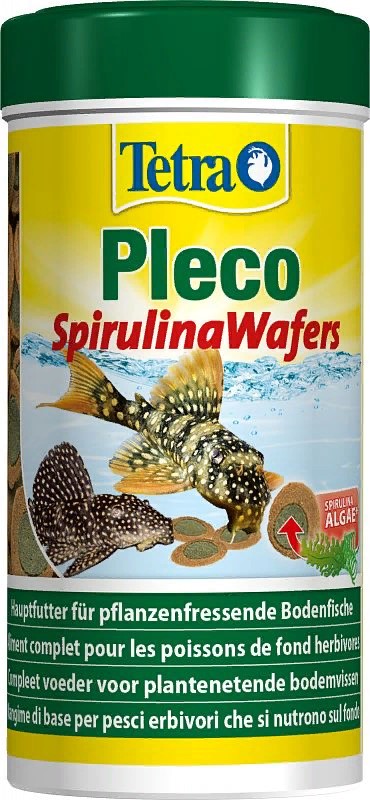 Tetra Pleco Spirulina Wafers корм для рыб 250мл