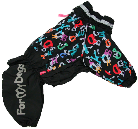 Дождевик черный ABC для мальчиков