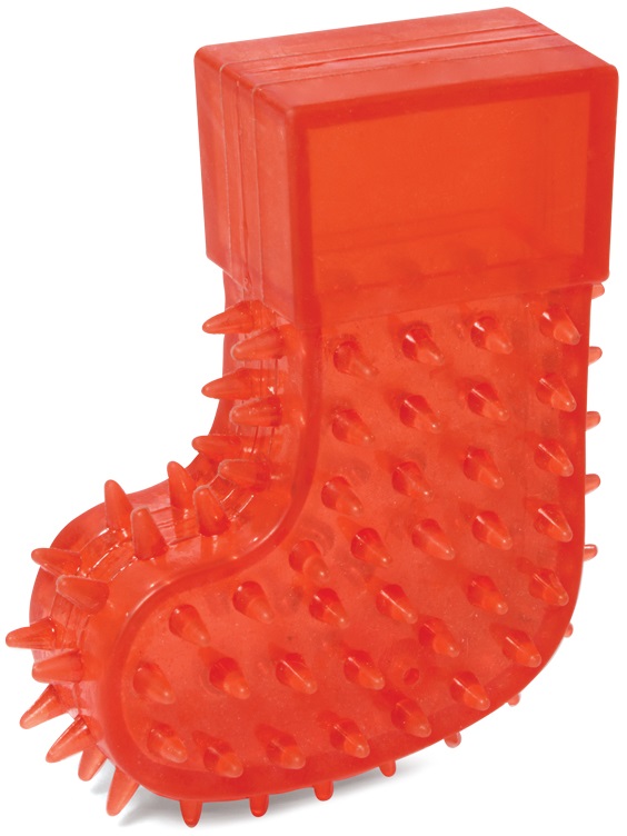 Игрушка для собак из термопласт. резины "Рождественский носок", 125мм