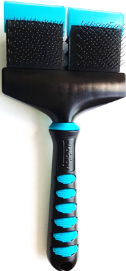 Щетка-пуходерка массажная щетка  для кошек и собак двойная