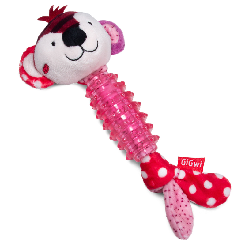 GiGwi 75530 Обезьяна с пищалкой/ткань, резина