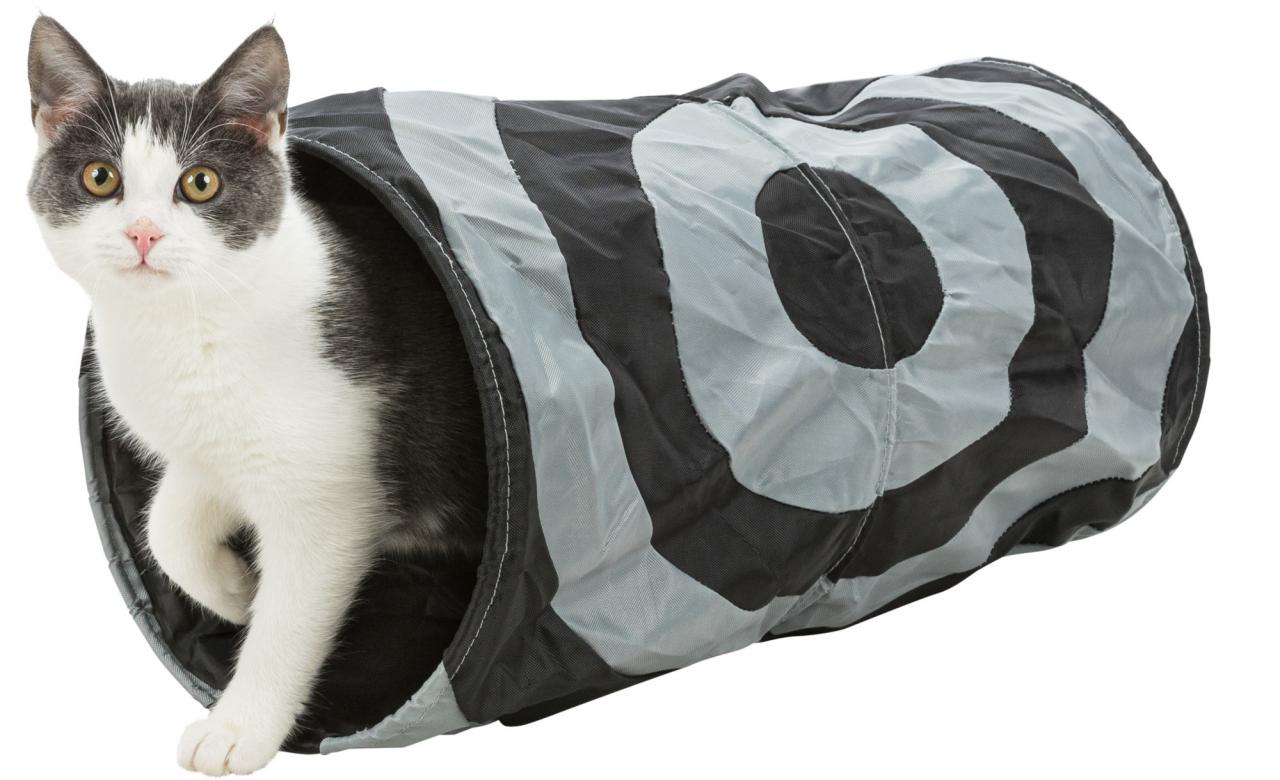 Тоннель для кошки, шуршащий, 50 см, ф 25 см.