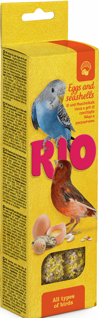 РИО Палочки д/всех видов птиц с Яйцом и ракушечником