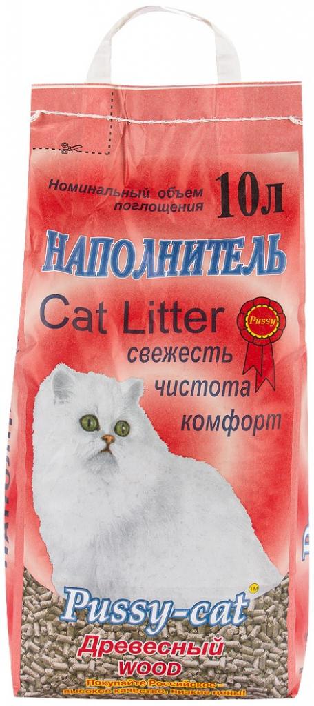 Наполнитель ПУСИ КЭТ древесный 10л