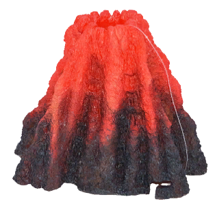 Грот "Вулкан" с распылителем и подсветкой 23,5*18*17,5см 