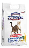 Наполнитель America Litter Dust Free беспыльный комкующийся 7 кг