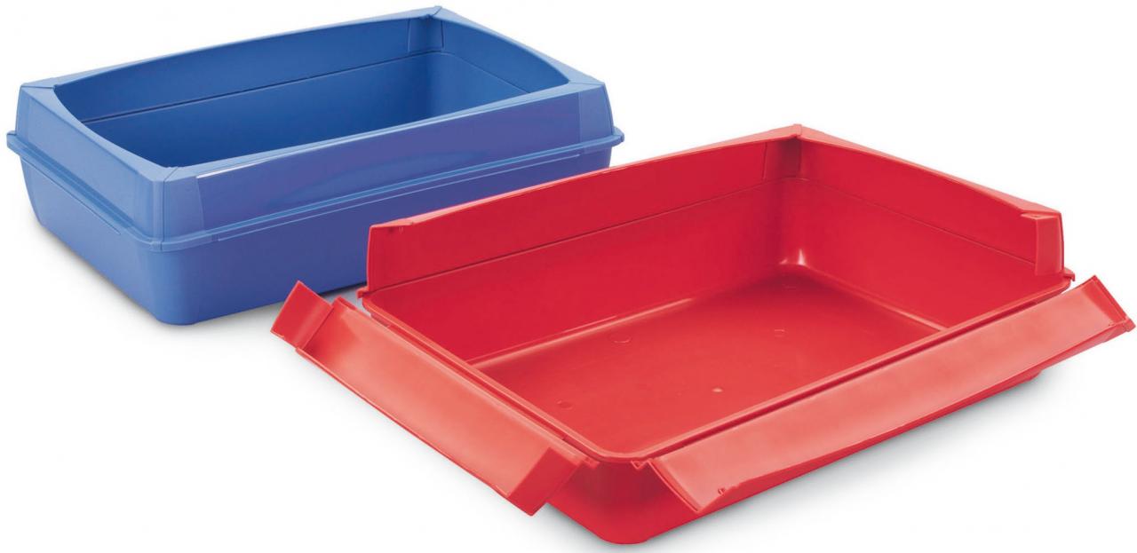 Туалет для кошек FLAPPY TRAY с раскладывающимися бортиками 44,5*31*13,2см