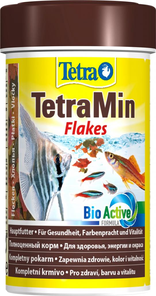 TetraMin Flakes корм в виде хлопьев для всех видов рыб 100мл