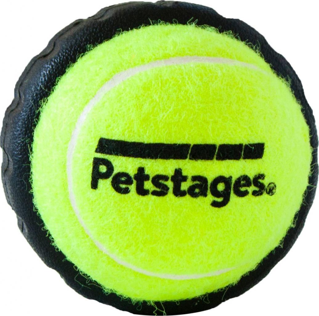 Petstages игрушка для собак Теннисный мячик с шиной 