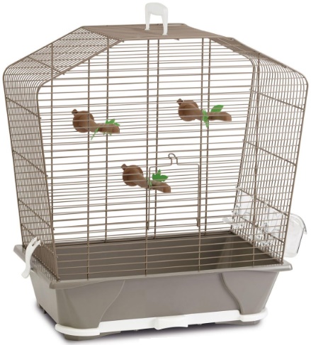 Клетка д/птиц бежевая