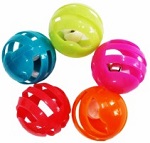 Мяч-погремушка "решетч.", 4 см