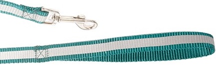 Поводок нейлон светоотражающий 25ммх180см зеленый