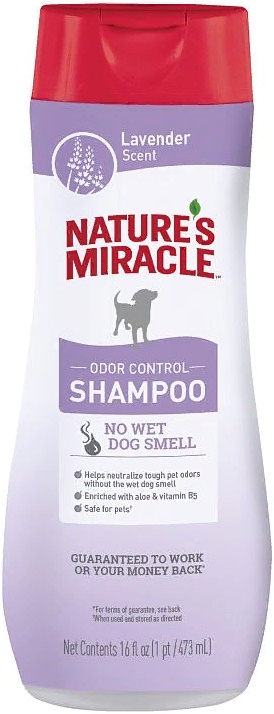 Natures Miracle Шампунь против запаха, с ароматом лаванды, для собак Lavander Odor473 мл