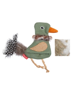 Игрушка для кошек Птичка с кошачьей мятой 14 см, серия CATCH & SCRATCH ECO, GiGwi