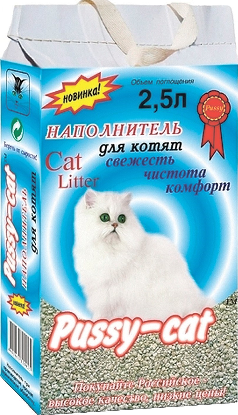 Наполнитель ПУСИ КЭТ океанич. для котят 2,5л