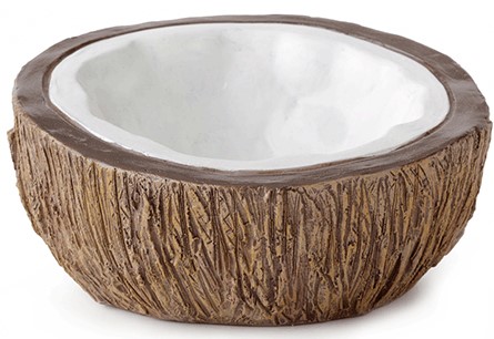 Поилка кокос Exo Terra Coconut Water dish 12х14х6 см