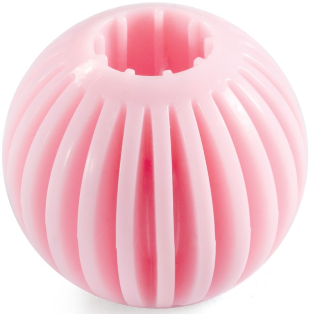 Игрушка PUPPY для щенков из термопласт. резины "Мяч", розовый, 55мм