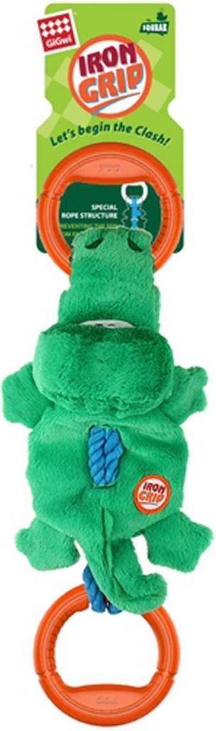 ГиГви 75461 Игрушка д/собак Крокодил на веревке с пищалкой 51см